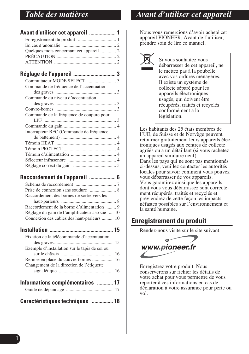 Pioneer D2000SPL User Manual | Page 56 / 128