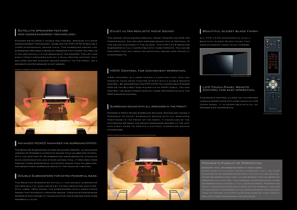1ch surround system | Pioneer PDP-LX608A User Manual | Page 11 / 20