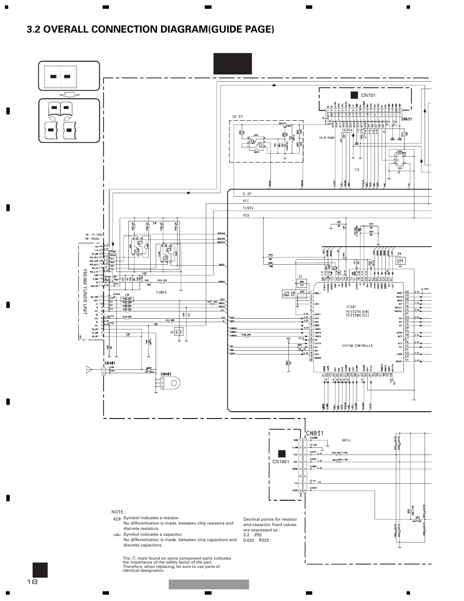 2 overall connection diagram(guide page) | Pioneer DEH-1510XU/EE User Manual | Page 18 / 71