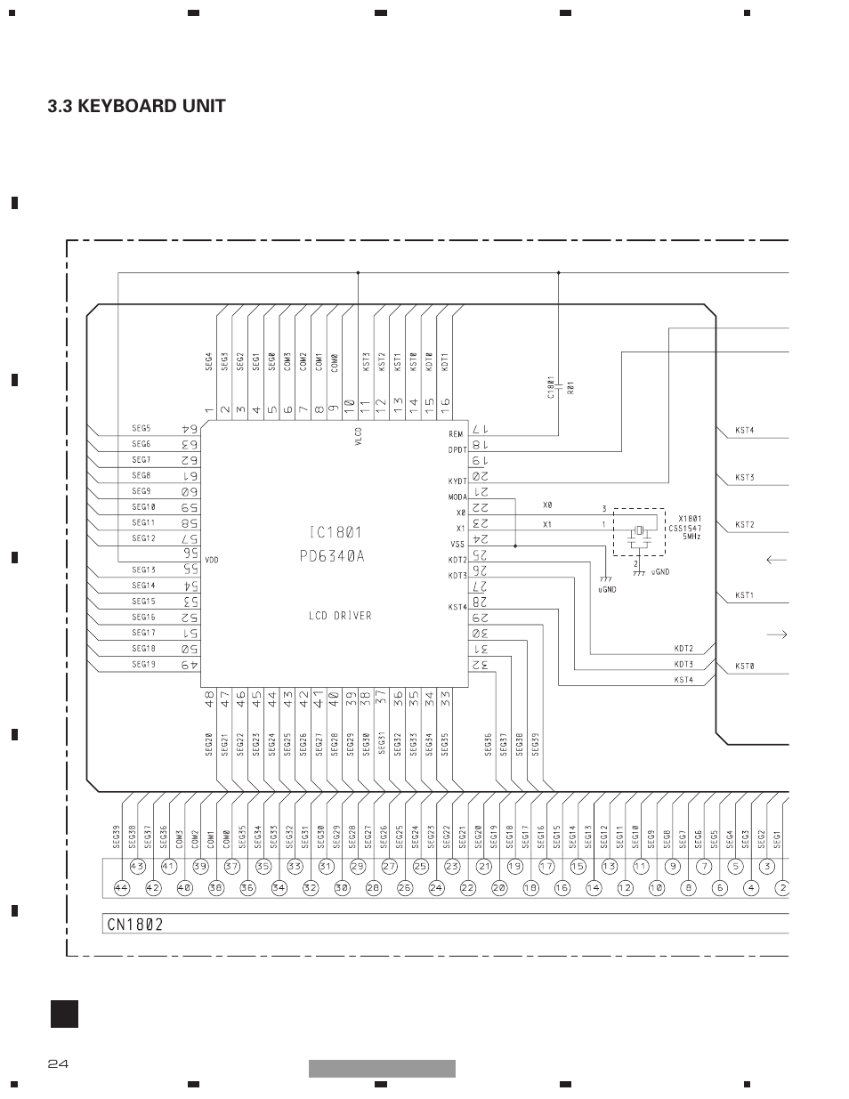 3 keyboard unit | Pioneer DEH-1510XU/EE User Manual | Page 24 / 71
