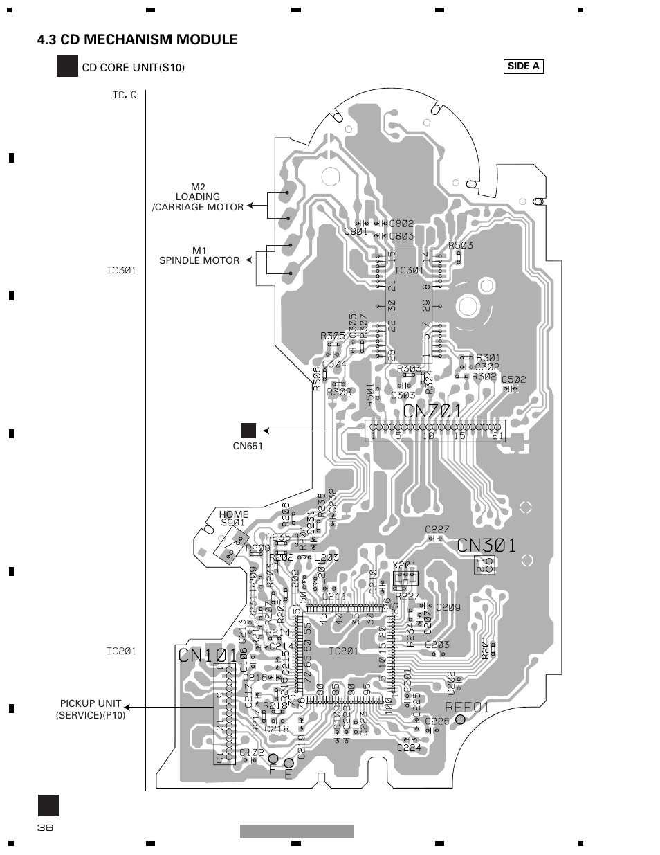 3 cd mechanism module | Pioneer DEH-1510XU/EE User Manual | Page 36 / 71