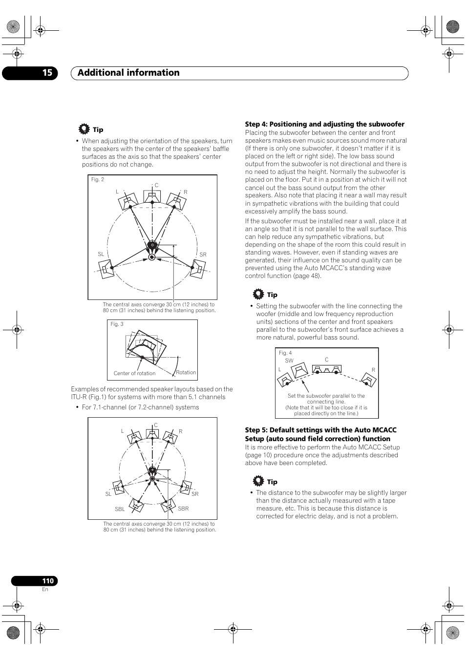 Additional information 15 | Pioneer Elite SC-07 User Manual | Page 110 / 138