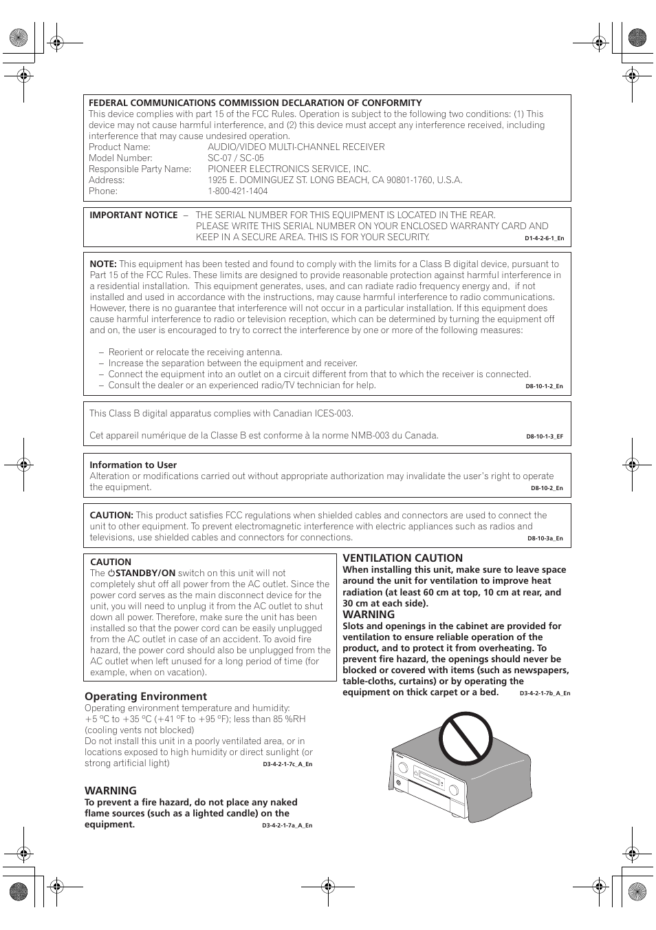 Pioneer Elite SC-07 User Manual | Page 2 / 138