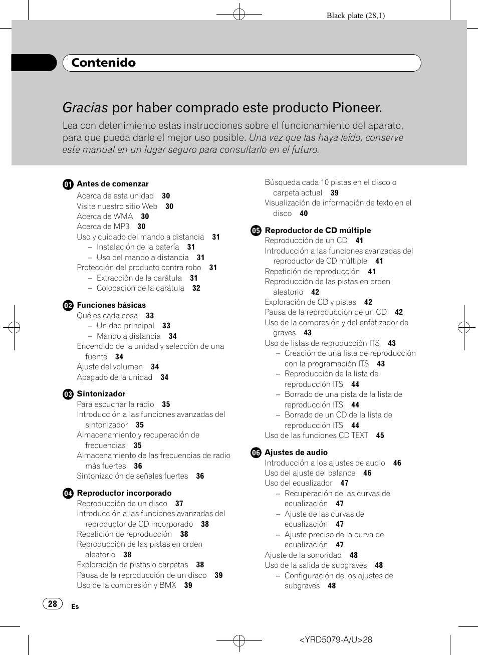 Pioneer Super Tuner III D DEH-P3950MP User Manual | Page 28 / 92