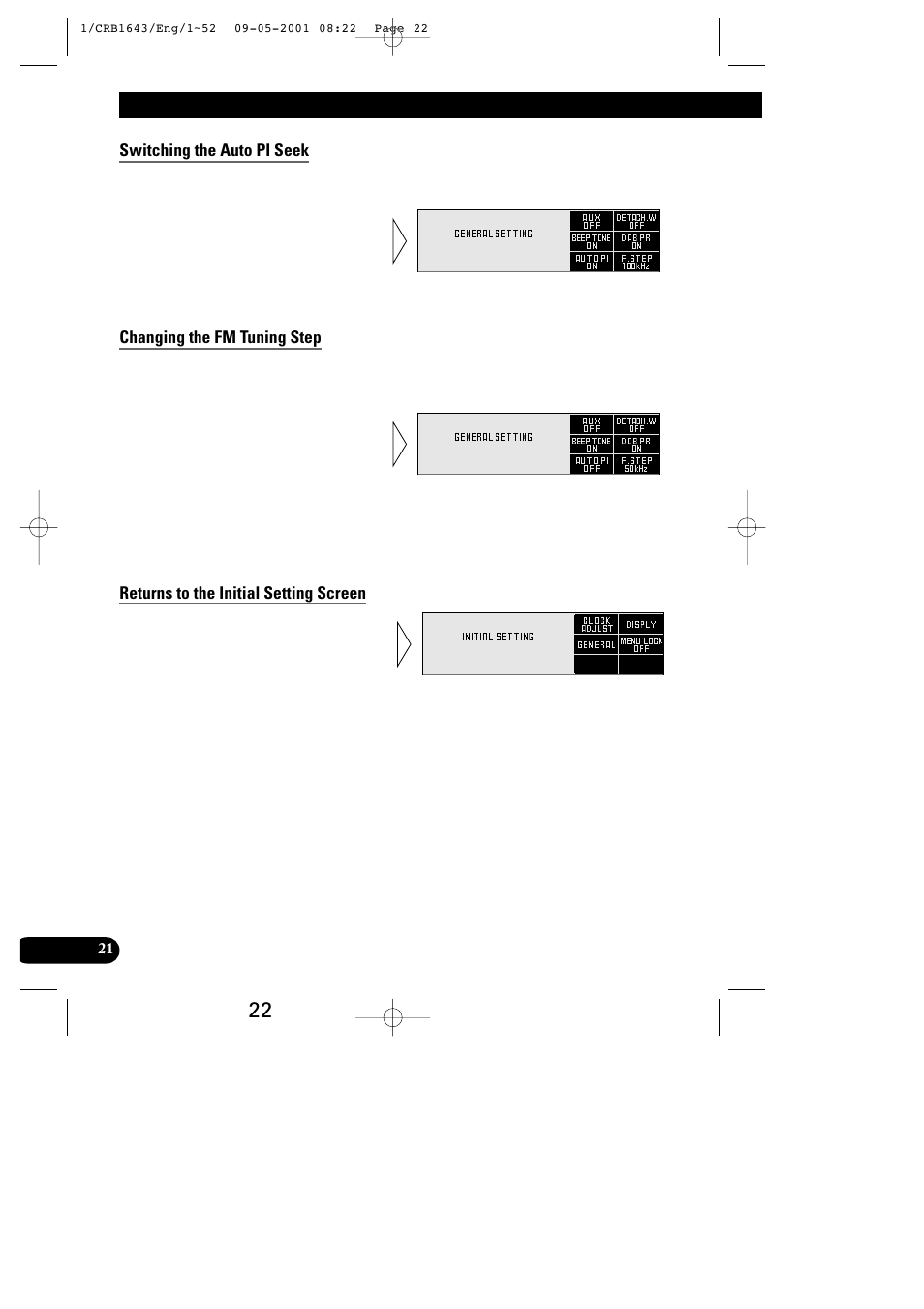 Setting up the environment for use | Pioneer DEX-P9R User Manual | Page 22 / 96