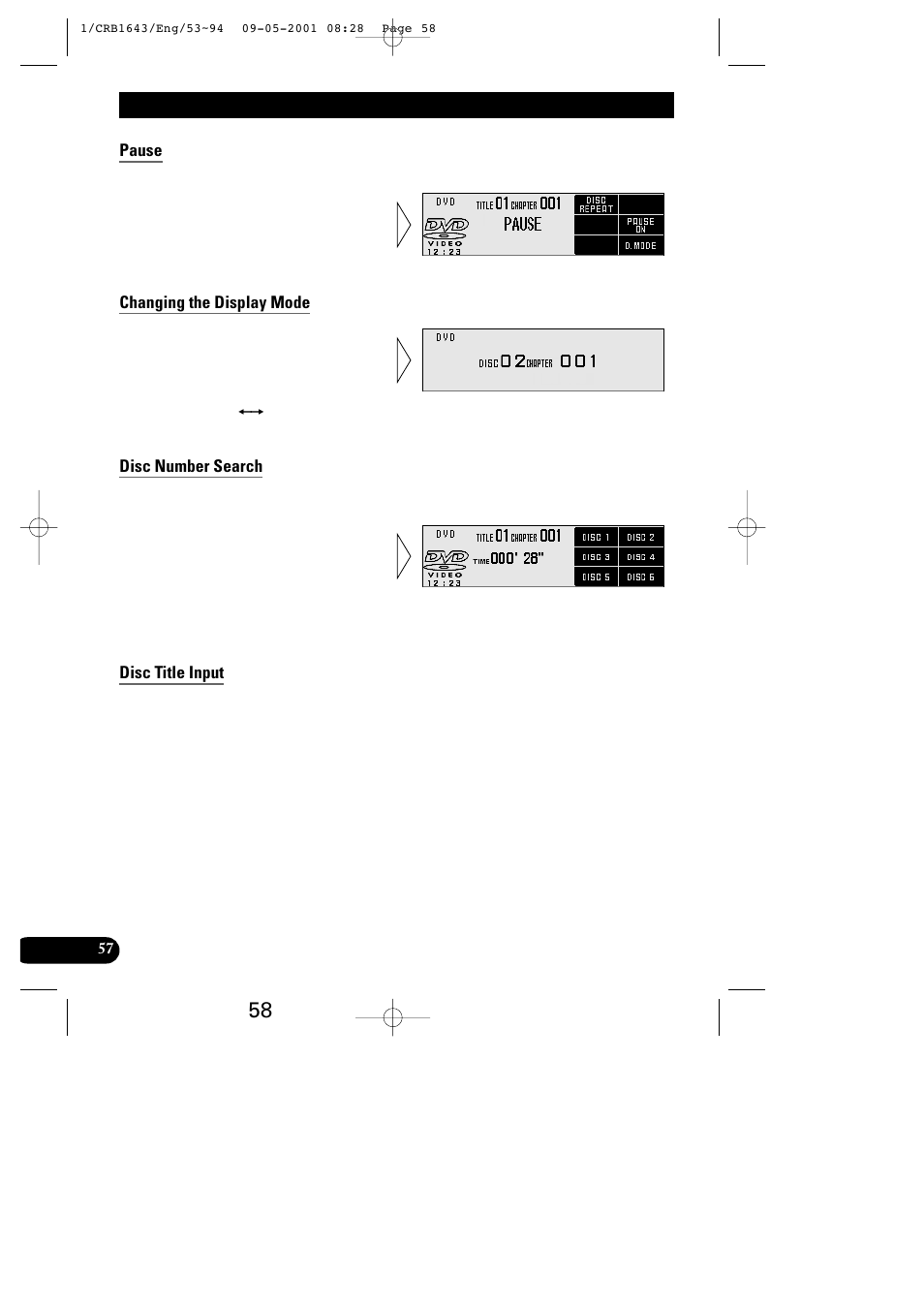 Dvd player operation | Pioneer DEX-P9R User Manual | Page 58 / 96