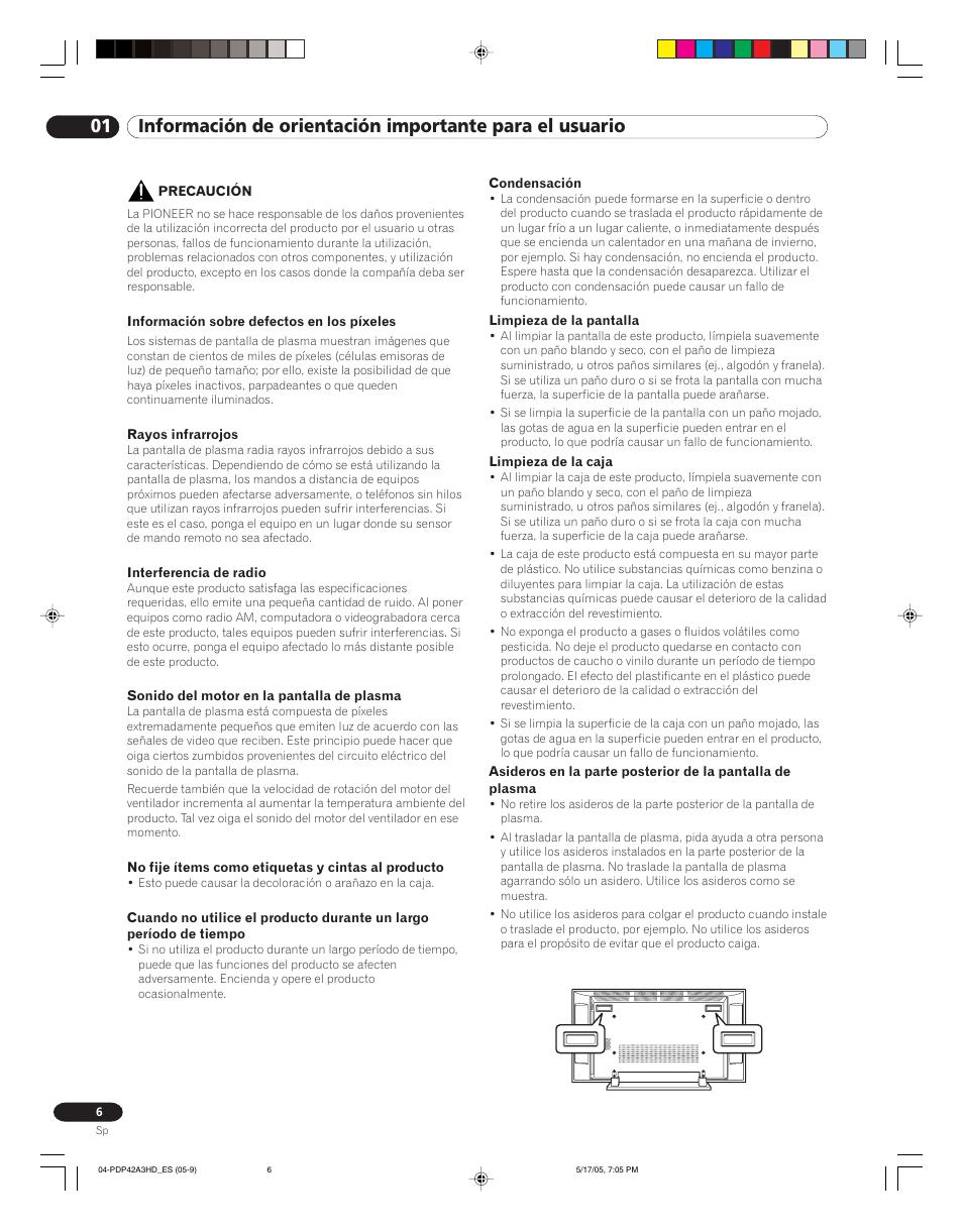 Pioneer PureVision PDP 42A3HD User Manual | Page 94 / 134