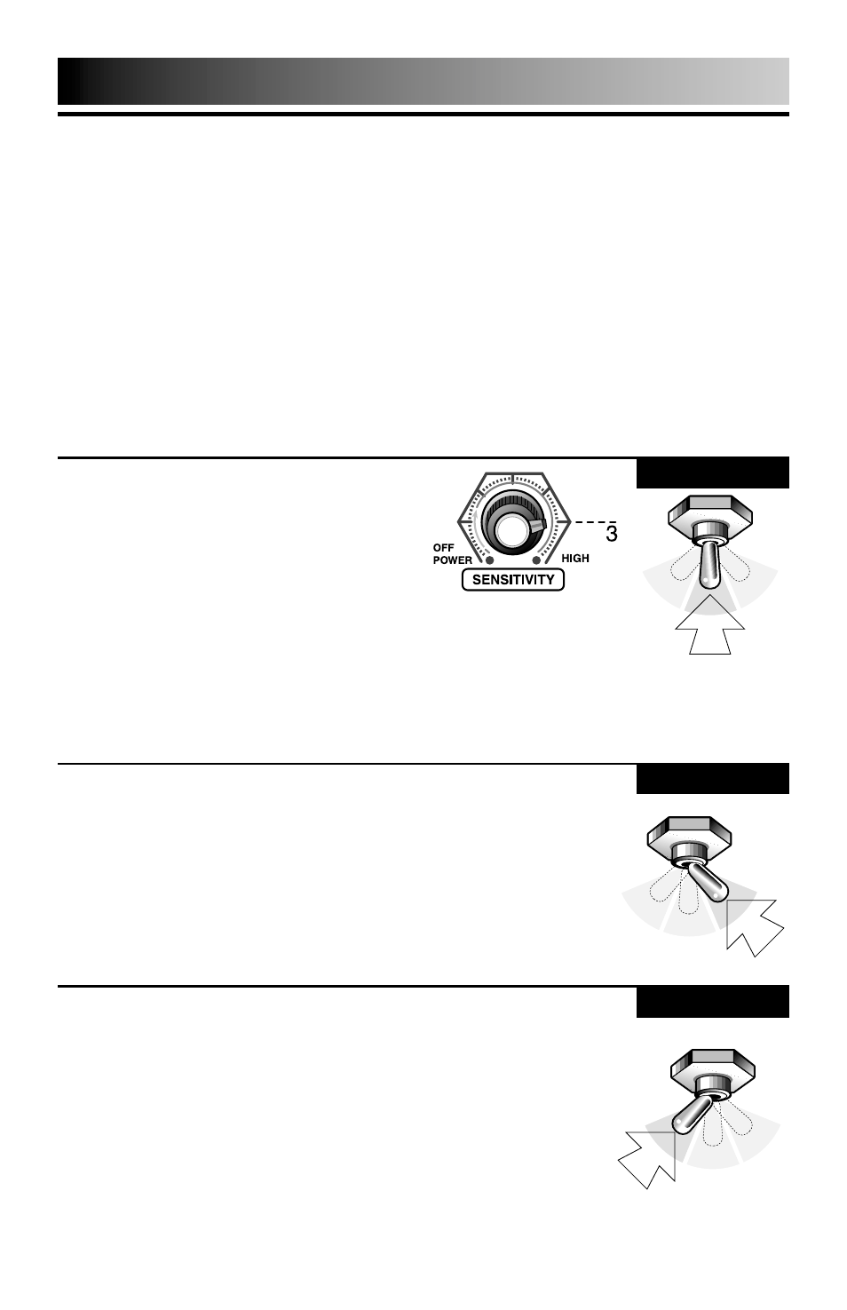 Pioneer 101 demonstration, I. supplies needed, Ii. position your pioneer 101 | Iii. beginning switch settings, Iv. all metal detection, V. tone mode detection, Vi. disc mode detection | Pioneer 101 User Manual | Page 5 / 16