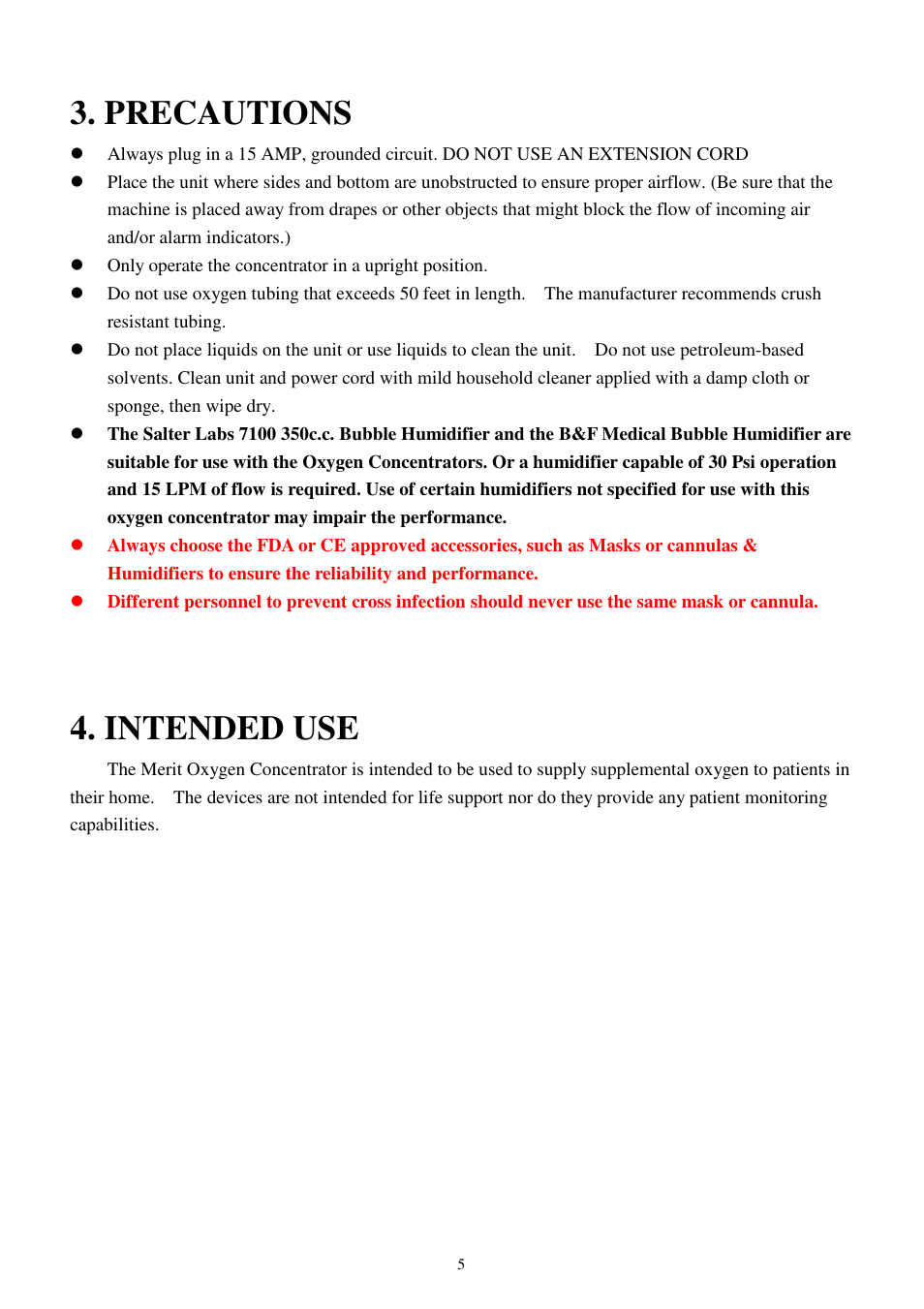 Precautions, Intended use | Pioneer Q150 User Manual | Page 6 / 17