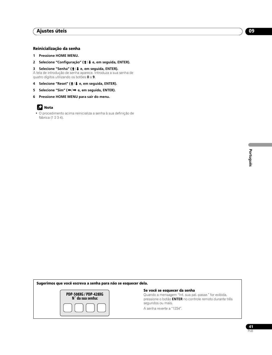 Ajustes úteis 09 | Pioneer PDP-428XG User Manual | Page 173 / 266