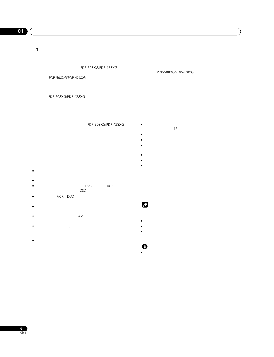 Pioneer PDP-428XG User Manual | Page 204 / 266