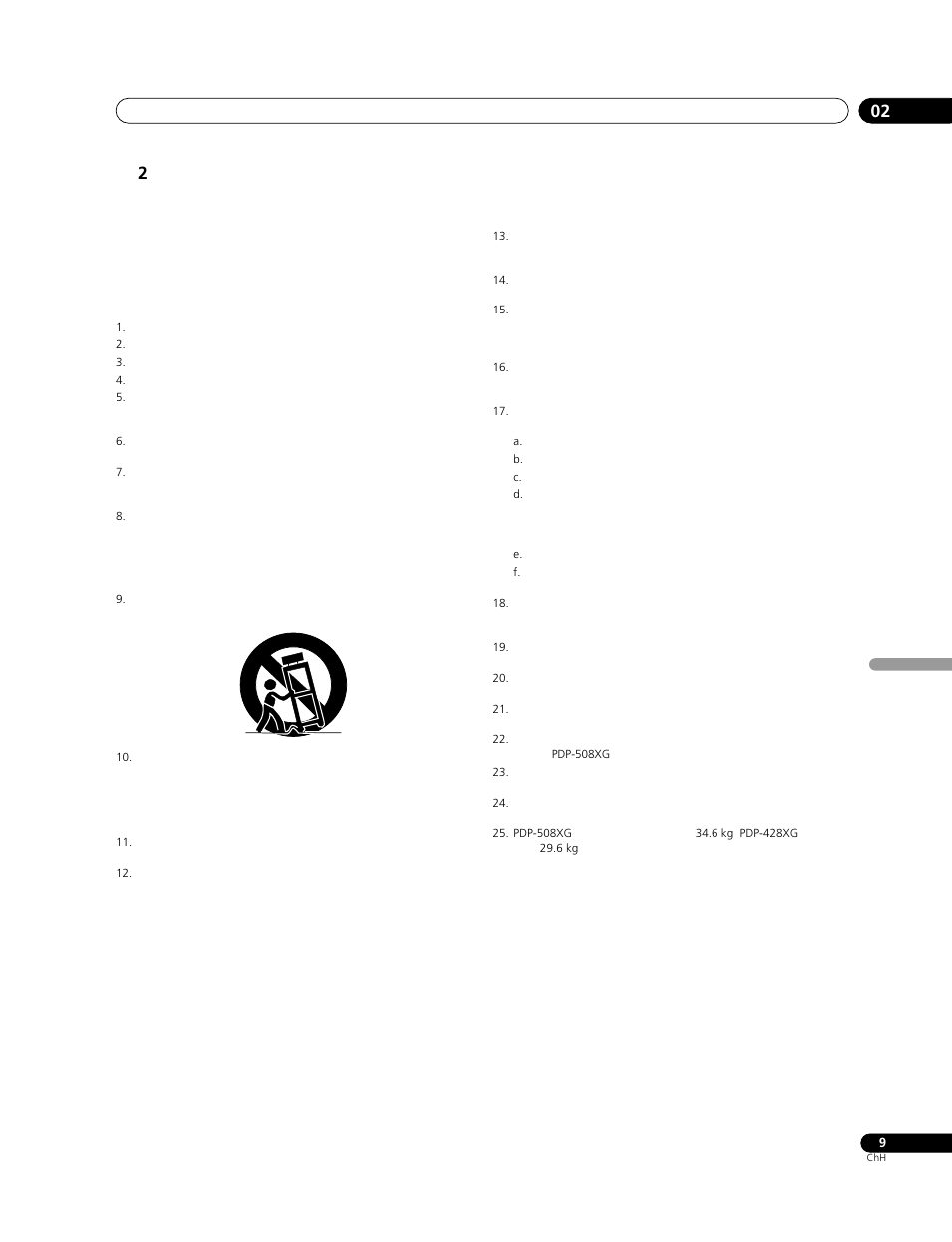 Pioneer PDP-428XG User Manual | Page 207 / 266