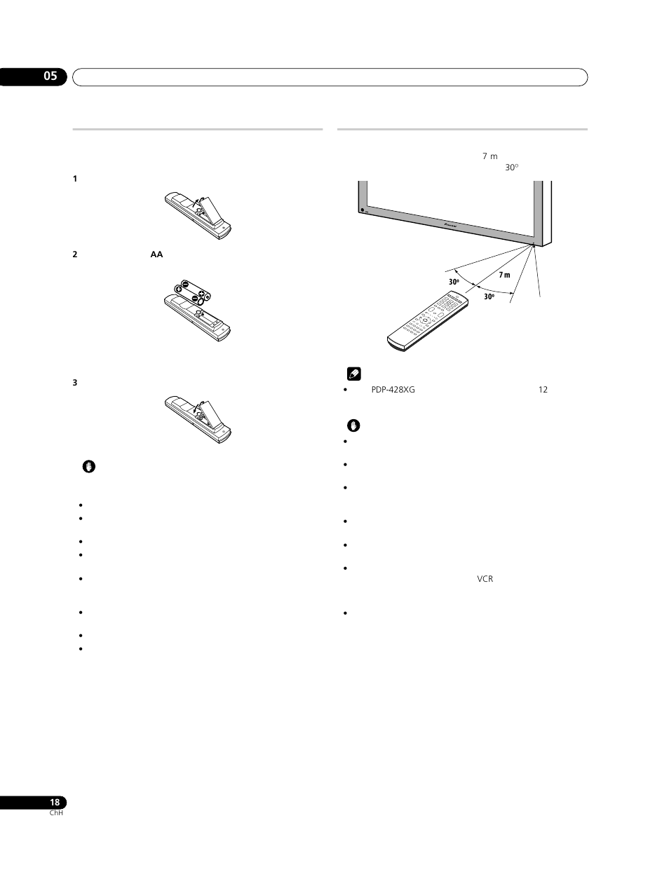 Pioneer PDP-428XG User Manual | Page 216 / 266
