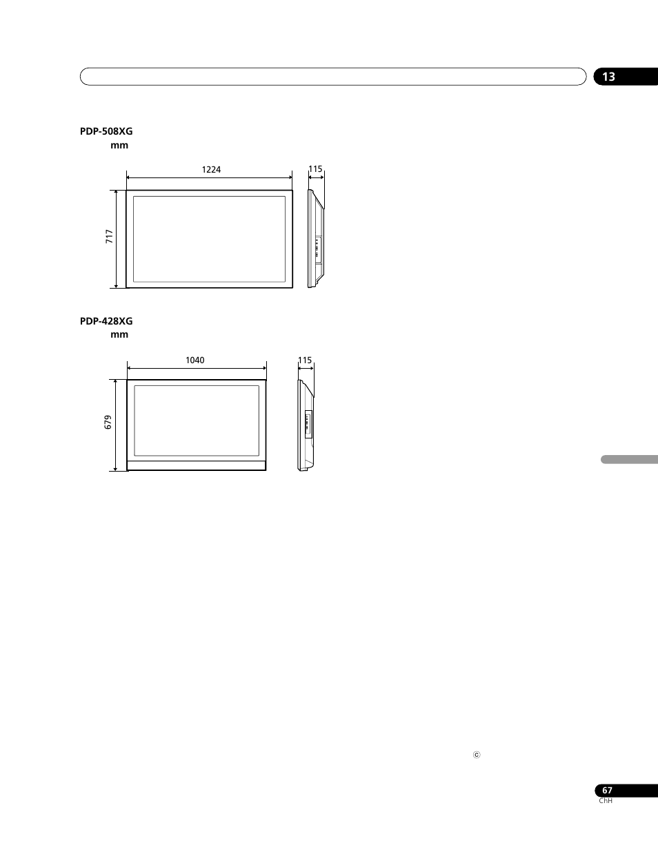 Pioneer PDP-428XG User Manual | Page 265 / 266