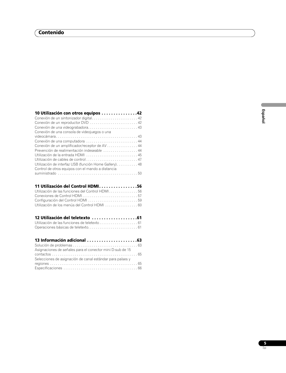 Pioneer PDP-428XG User Manual | Page 71 / 266