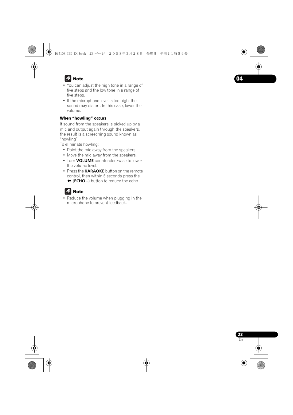 Pioneer DV-410V-S  EN User Manual | Page 23 / 52