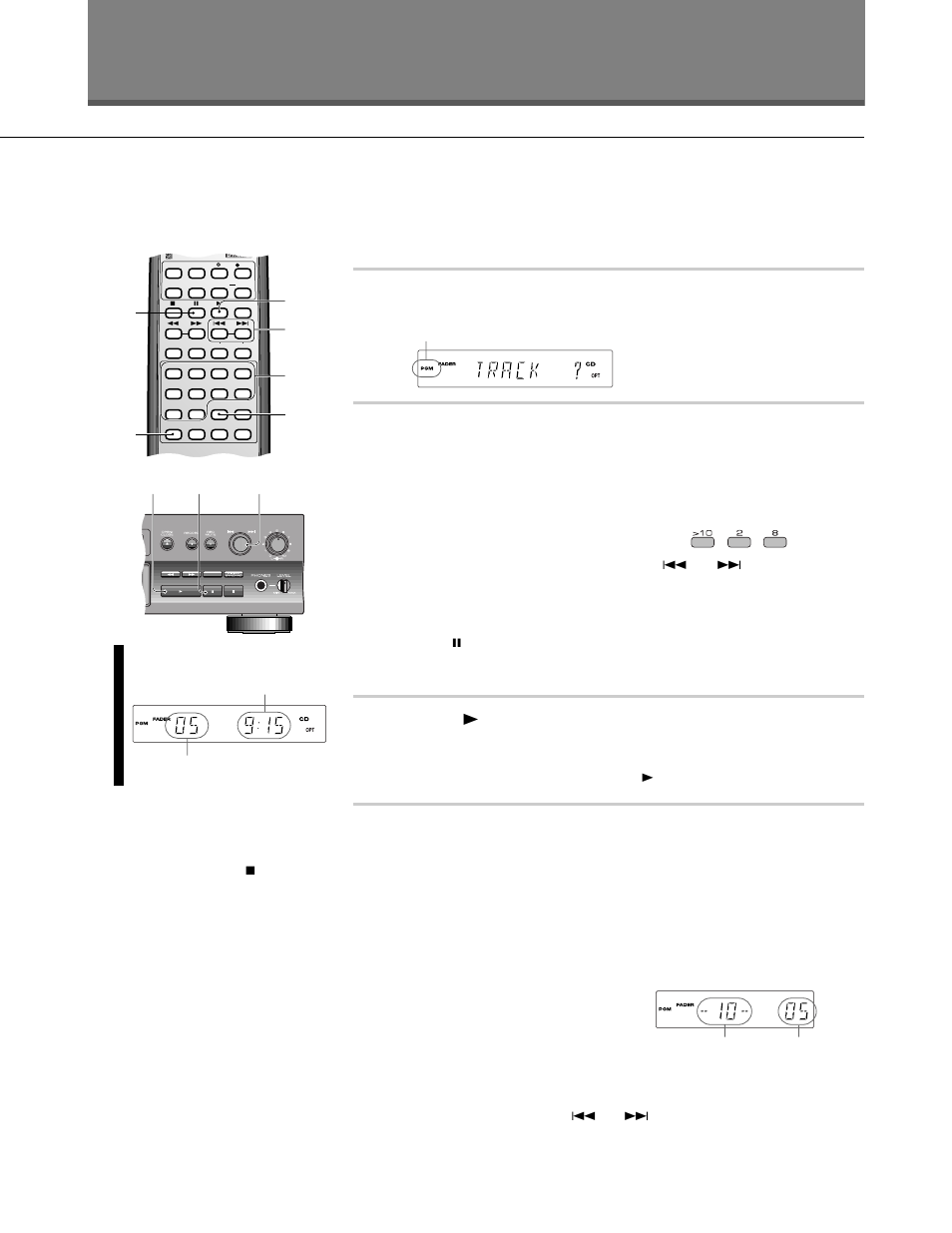 Additional playback features, Programming the track order, During playback or stop mode, press program | Press 3 (play) to start playback, Clearing a program, Clearing a track from the program, Checking what's in the program, Replacing a track in the program | Pioneer PDR-509 User Manual | Page 26 / 40