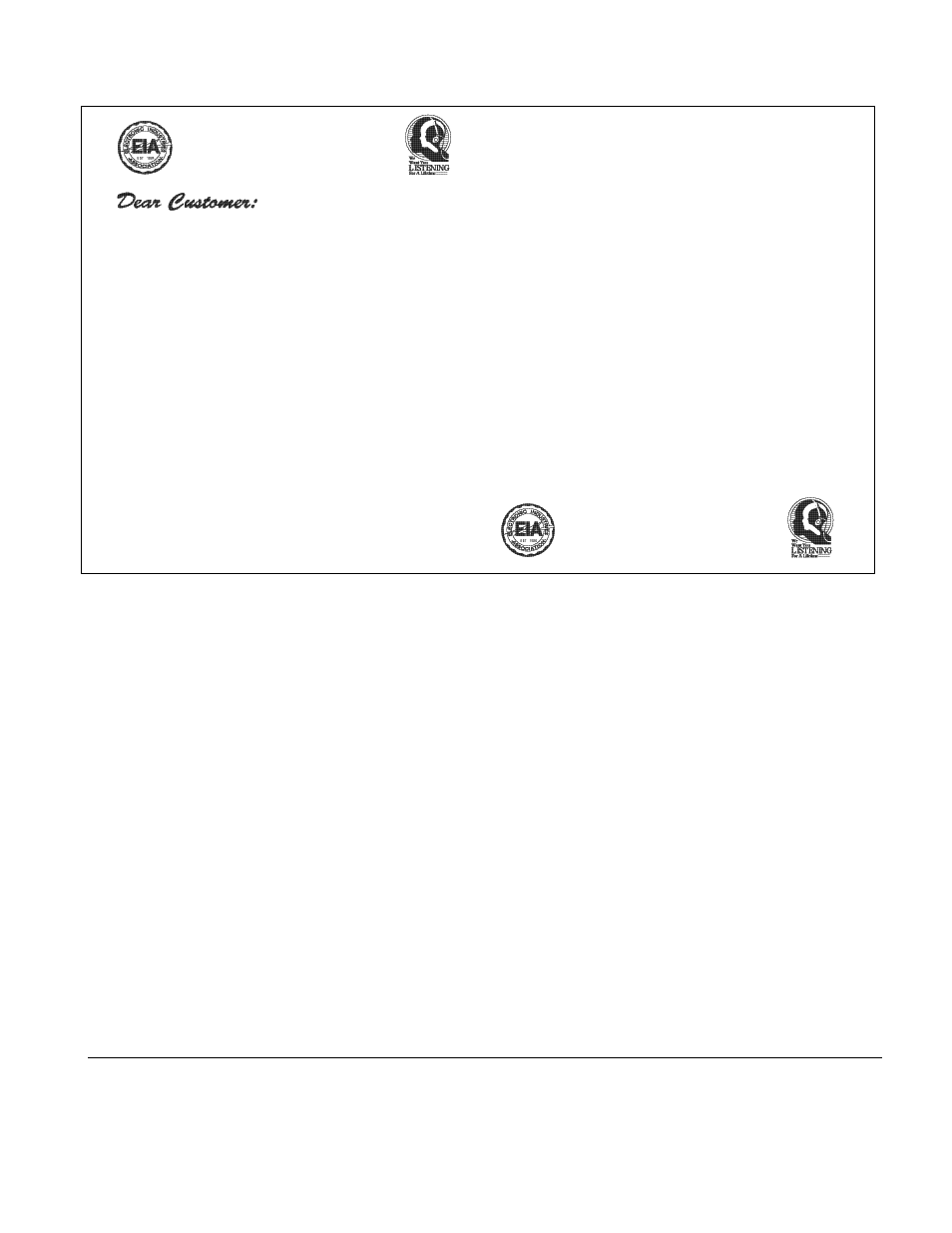 We want you listening for a lifetime | Pioneer PDR-509 User Manual | Page 40 / 40