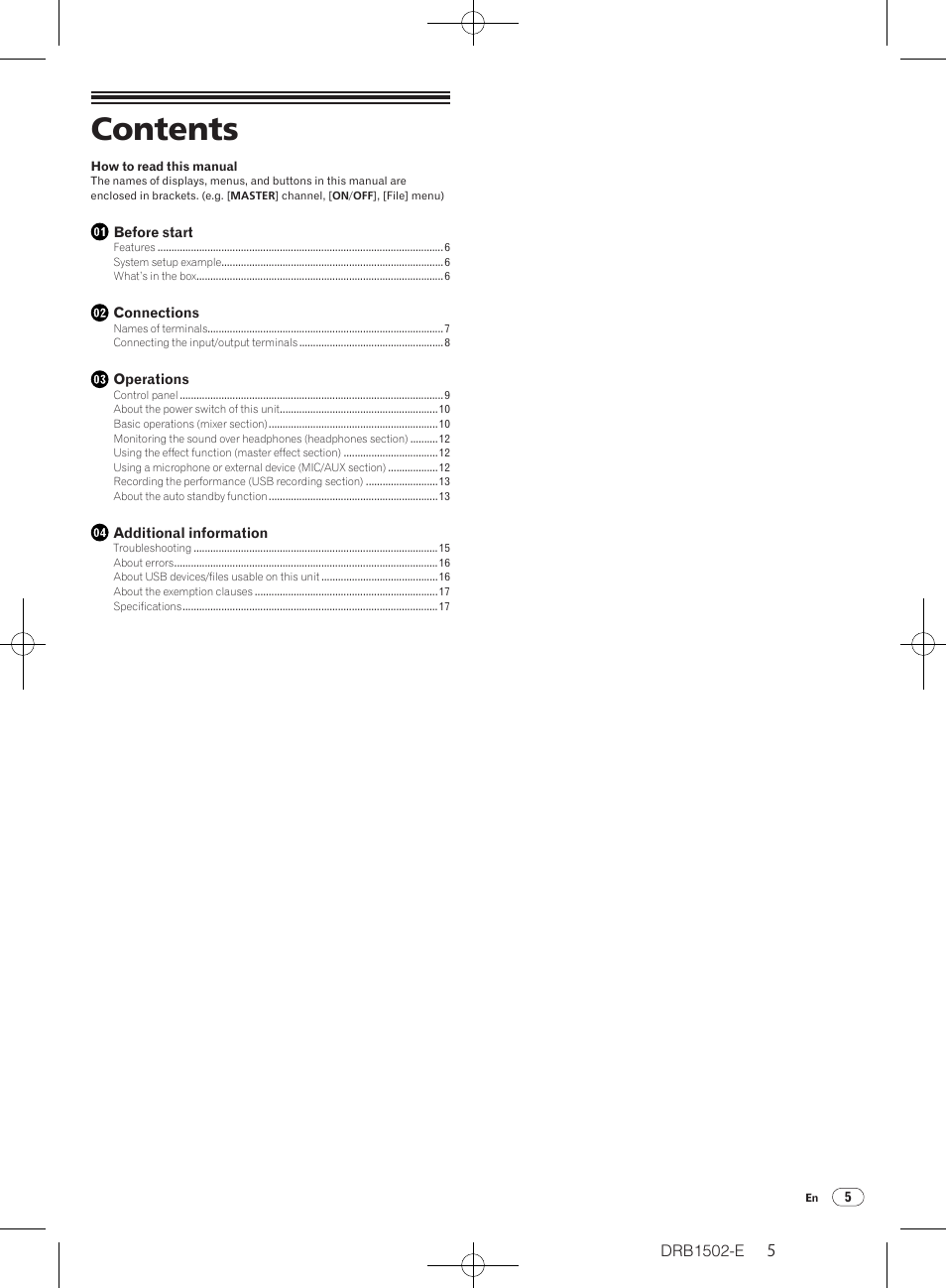 Pioneer DJM-350 User Manual | Page 5 / 20
