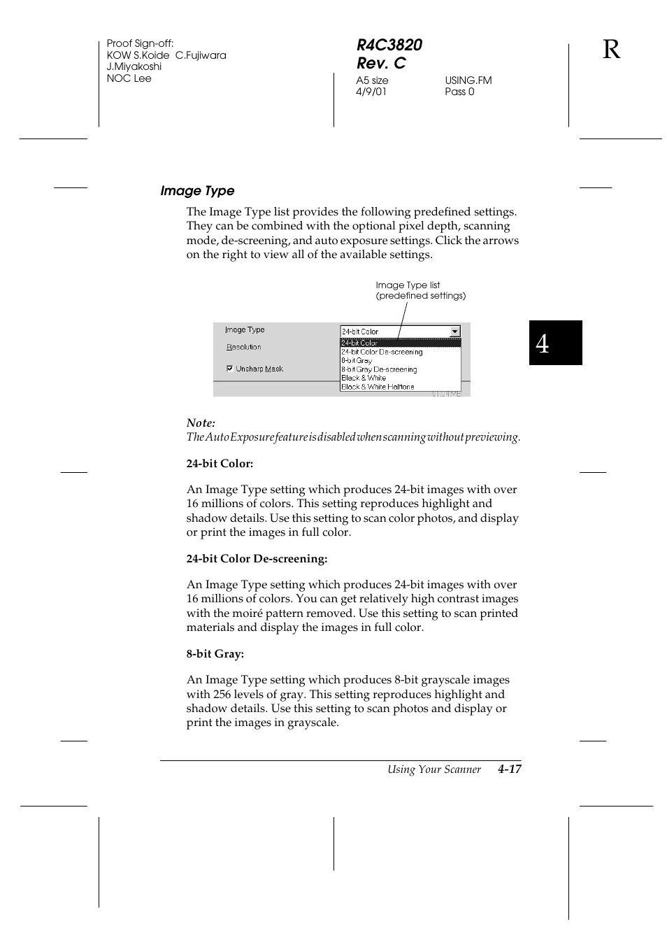 Image type | Epson GT-30000 User Manual | Page 101 / 140