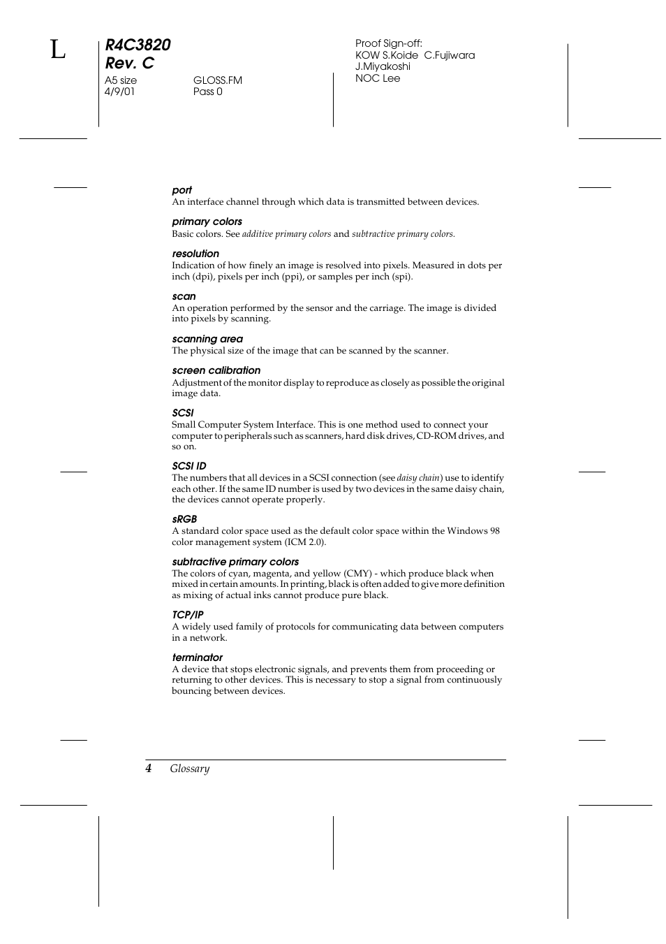 Epson GT-30000 User Manual | Page 132 / 140