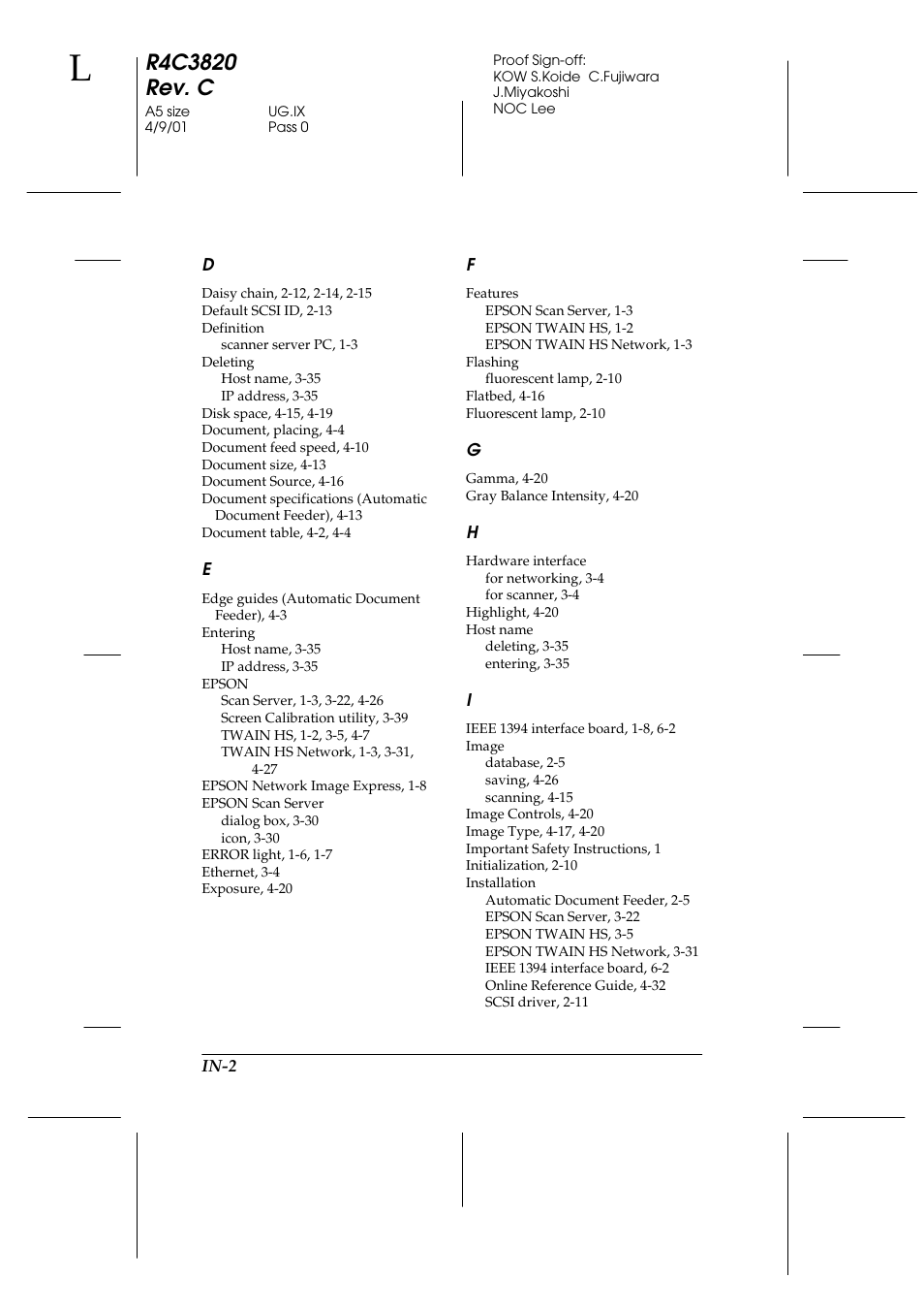 Epson GT-30000 User Manual | Page 136 / 140