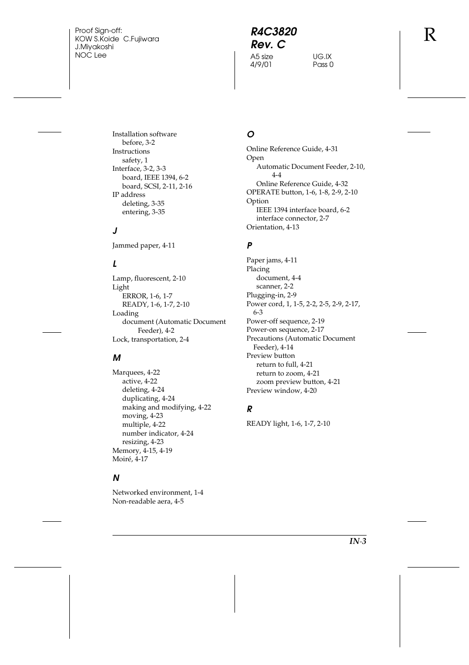 Epson GT-30000 User Manual | Page 137 / 140