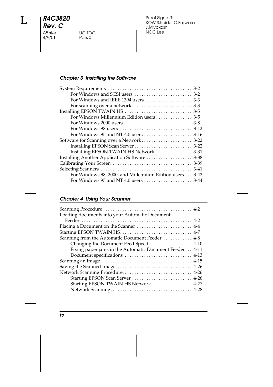 Epson GT-30000 User Manual | Page 6 / 140