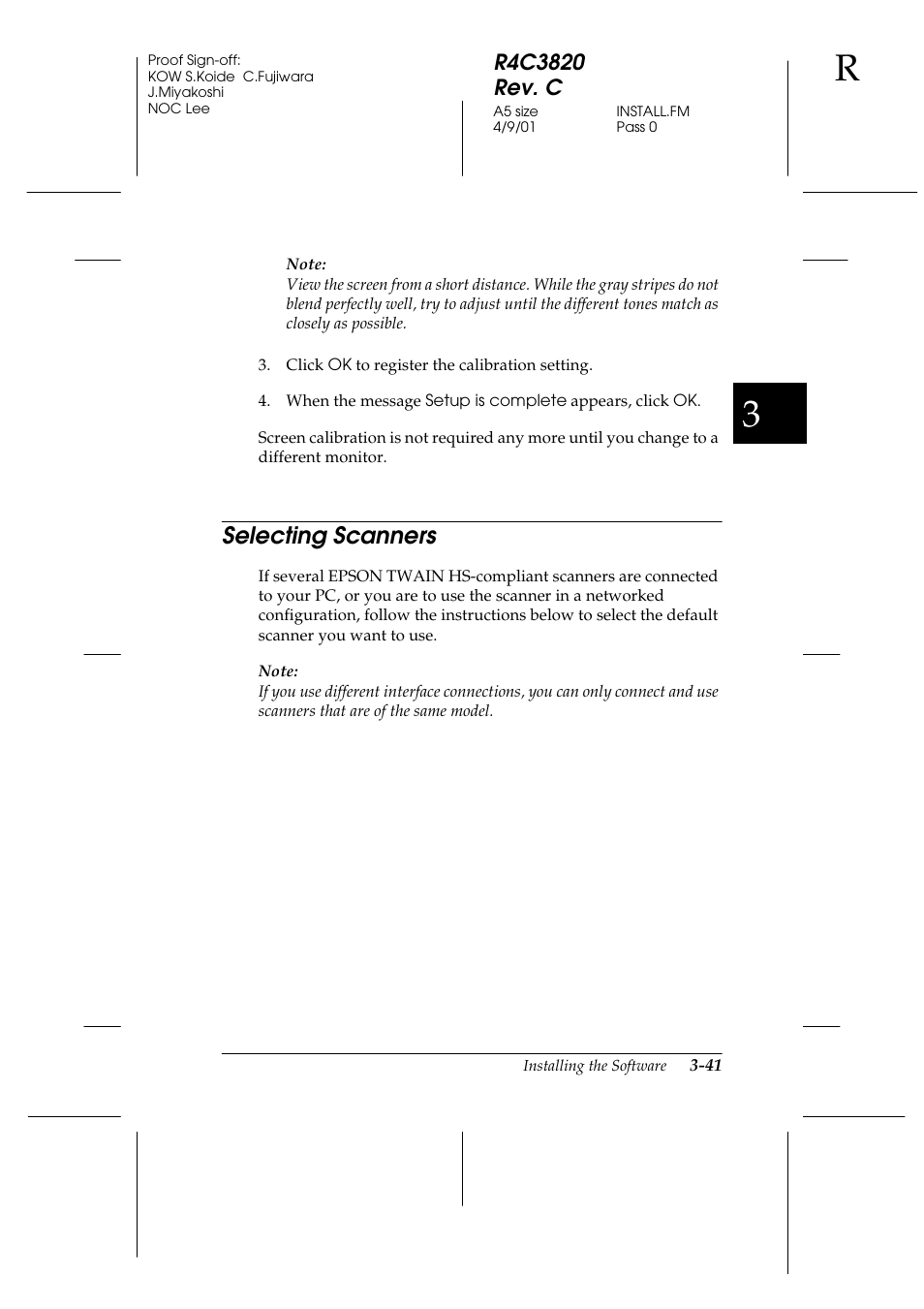 Selecting scanners, Selecting scanners -41 | Epson GT-30000 User Manual | Page 81 / 140