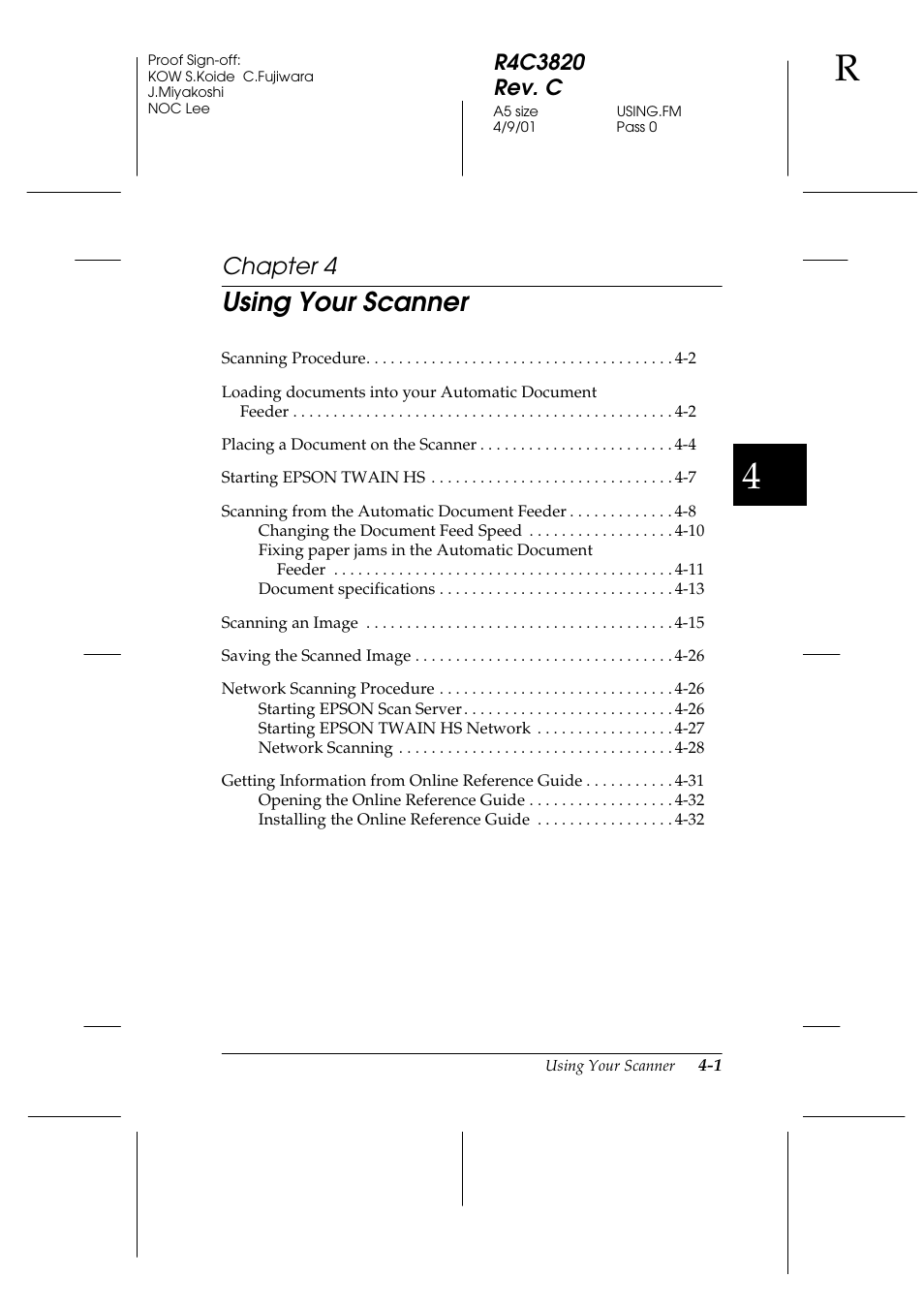 Using your scanner, Chapter 4 | Epson GT-30000 User Manual | Page 85 / 140