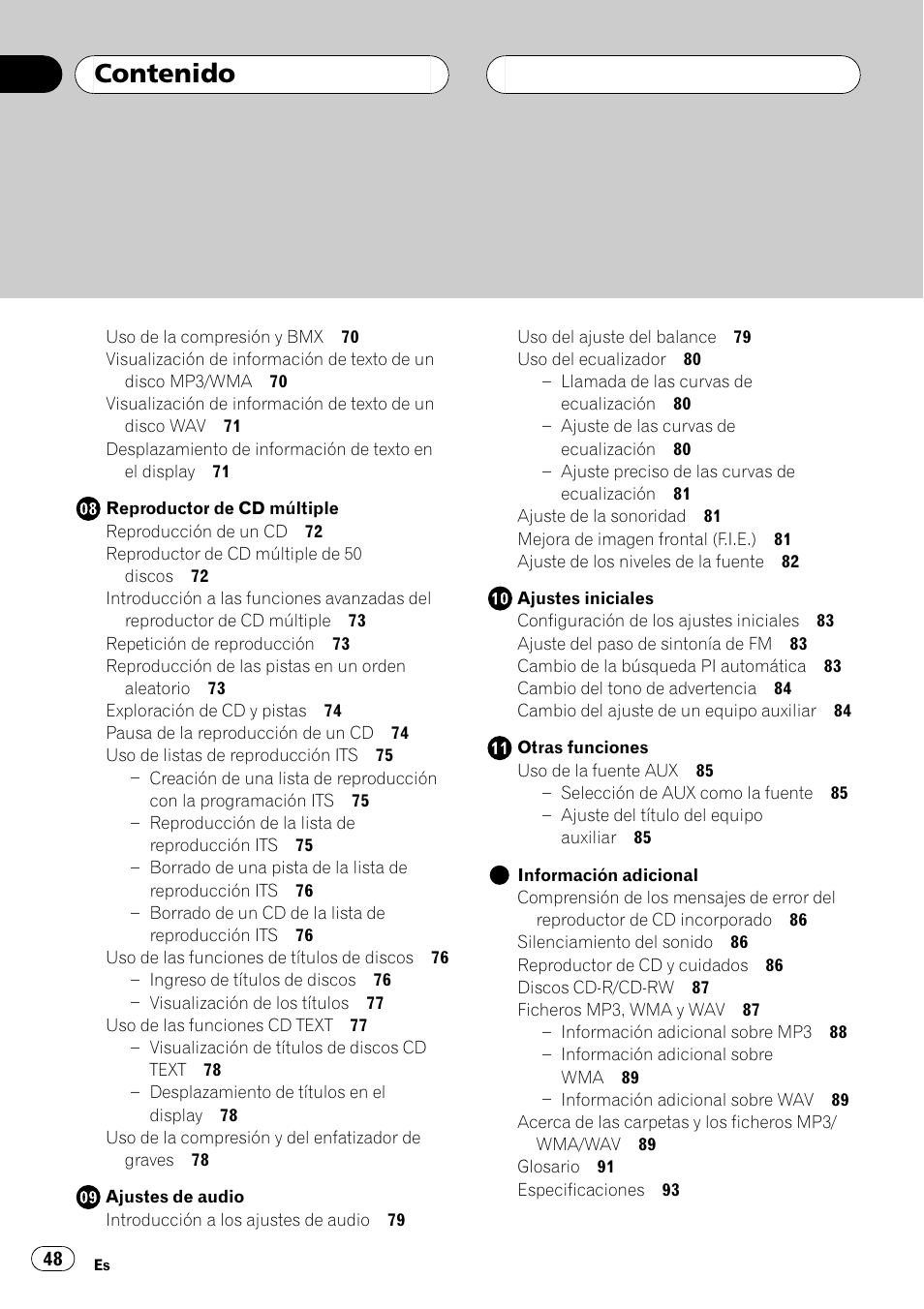 Pioneer DEH-P5700MP User Manual | Page 48 / 94