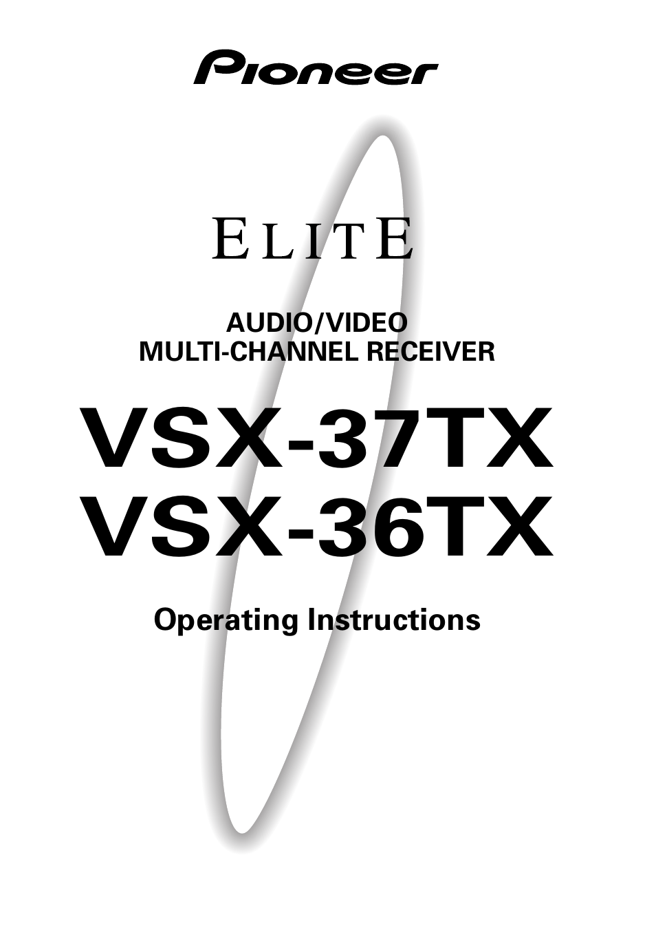 Pioneer VSX-37TX User Manual | 92 pages