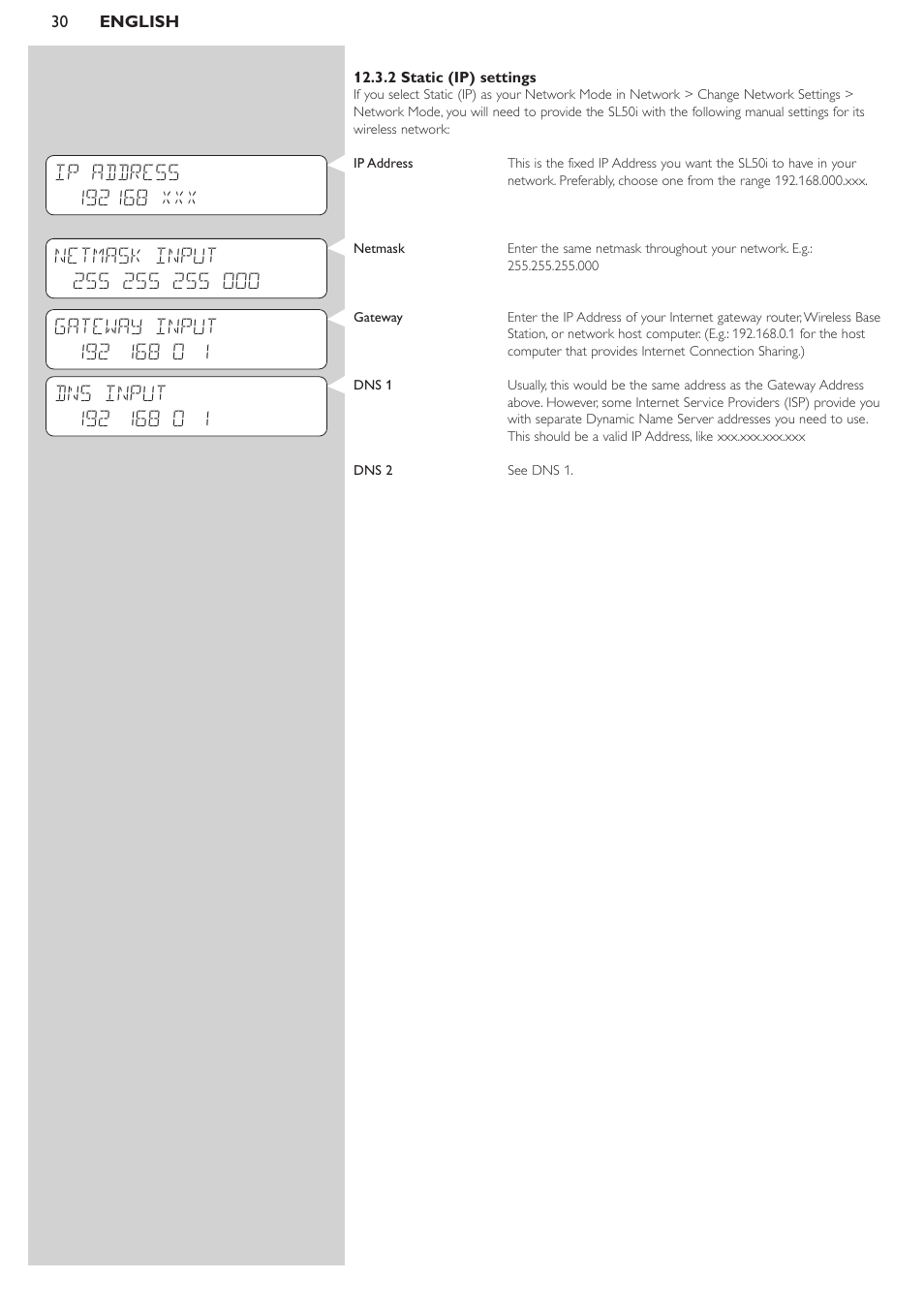 Philips SL50i User Manual | Page 30 / 45