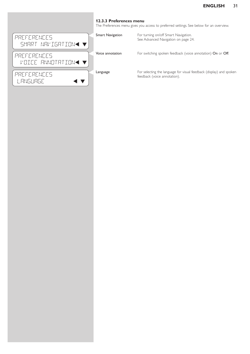 Philips SL50i User Manual | Page 31 / 45