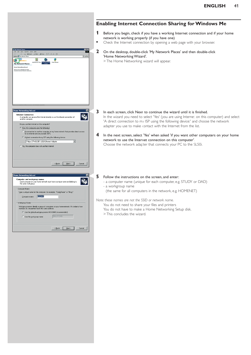 Philips SL50i User Manual | Page 41 / 45