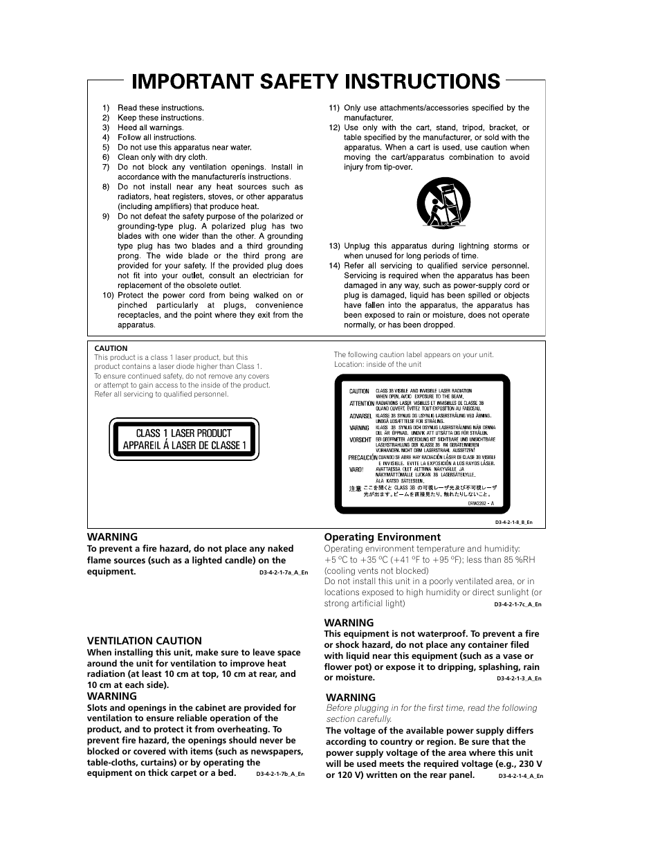 Pioneer Elite BDP-94HD User Manual | Page 3 / 67