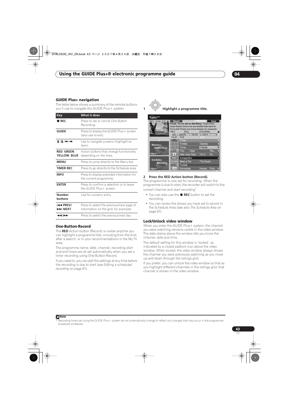 Pioneer RCS-LX60D User Manual | Page 63 / 164