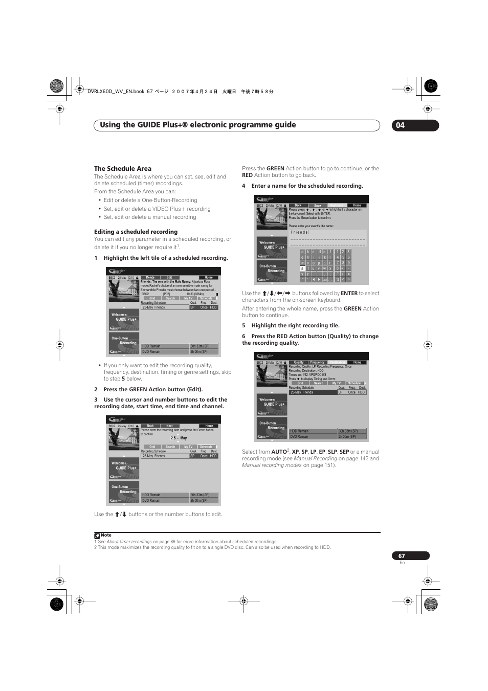 Pioneer RCS-LX60D User Manual | Page 67 / 164