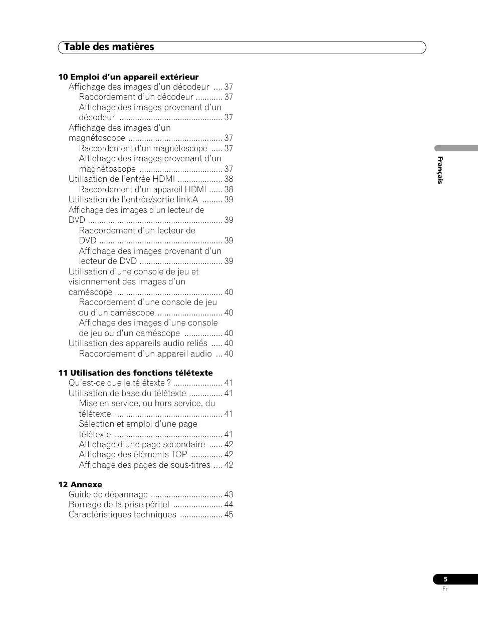 Pioneer PDP-436RXE User Manual | Page 49 / 136