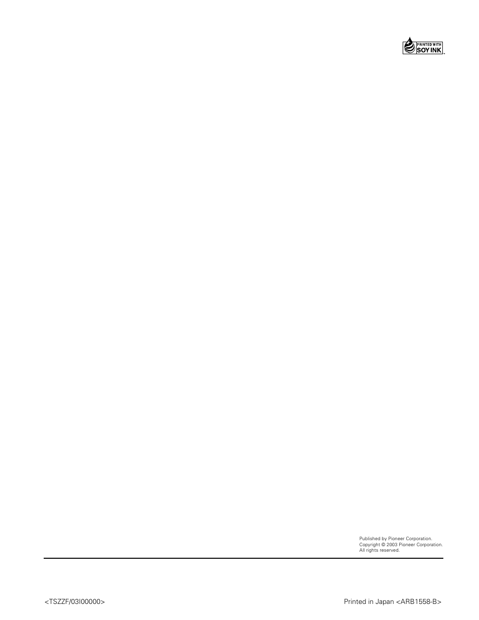 Pioneer corporation | Pioneer PRO-1000HDI User Manual | Page 48 / 48