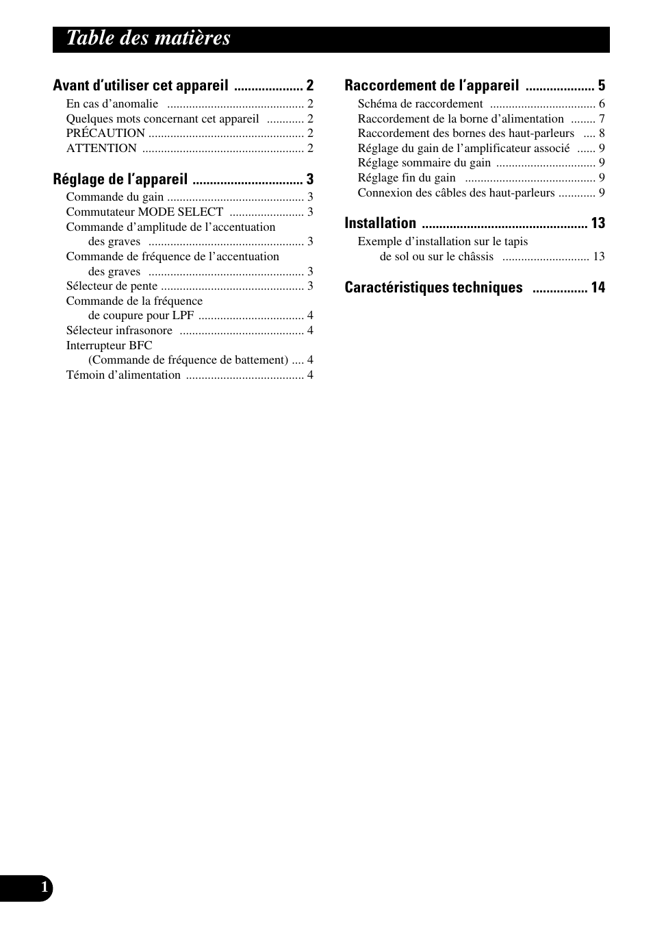 Pioneer PRS-D5000SPL User Manual | Page 44 / 86
