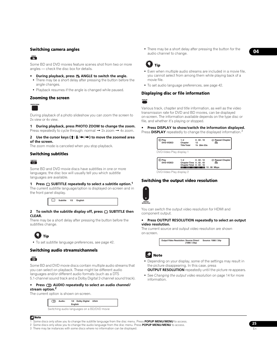 Pioneer BDP-95FD User Manual | Page 25 / 66