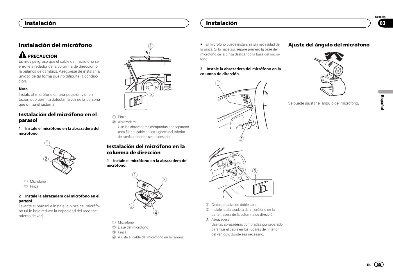 Pioneer CD RDS RECEIVER DEH-7300BT User Manual | Page 55 / 64
