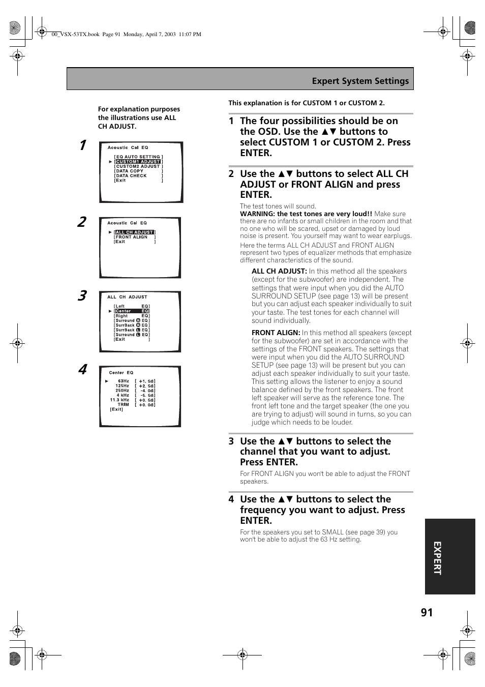 Pioneer Elite VSX-53TX User Manual | Page 91 / 107