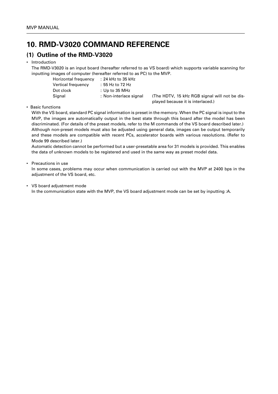 Rmd-v3020 command reference | Pioneer RM V2550BU User Manual | Page 182 / 201
