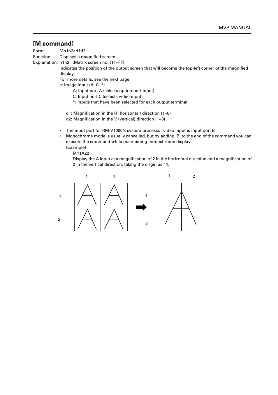M command | Pioneer RM V2550BU User Manual | Page 199 / 201