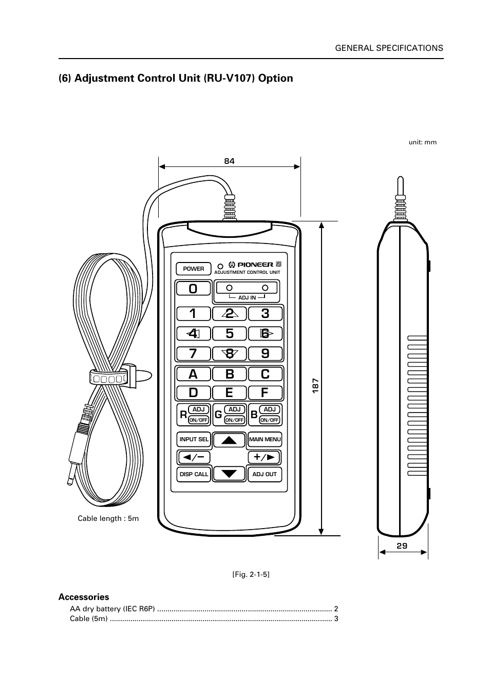 Pioneer RM V2550BU User Manual | Page 31 / 201