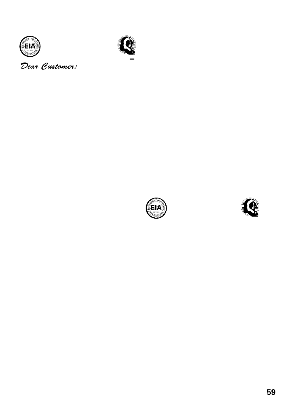 We want you listening for a lifetime | Pioneer VSX-D509S User Manual | Page 59 / 60