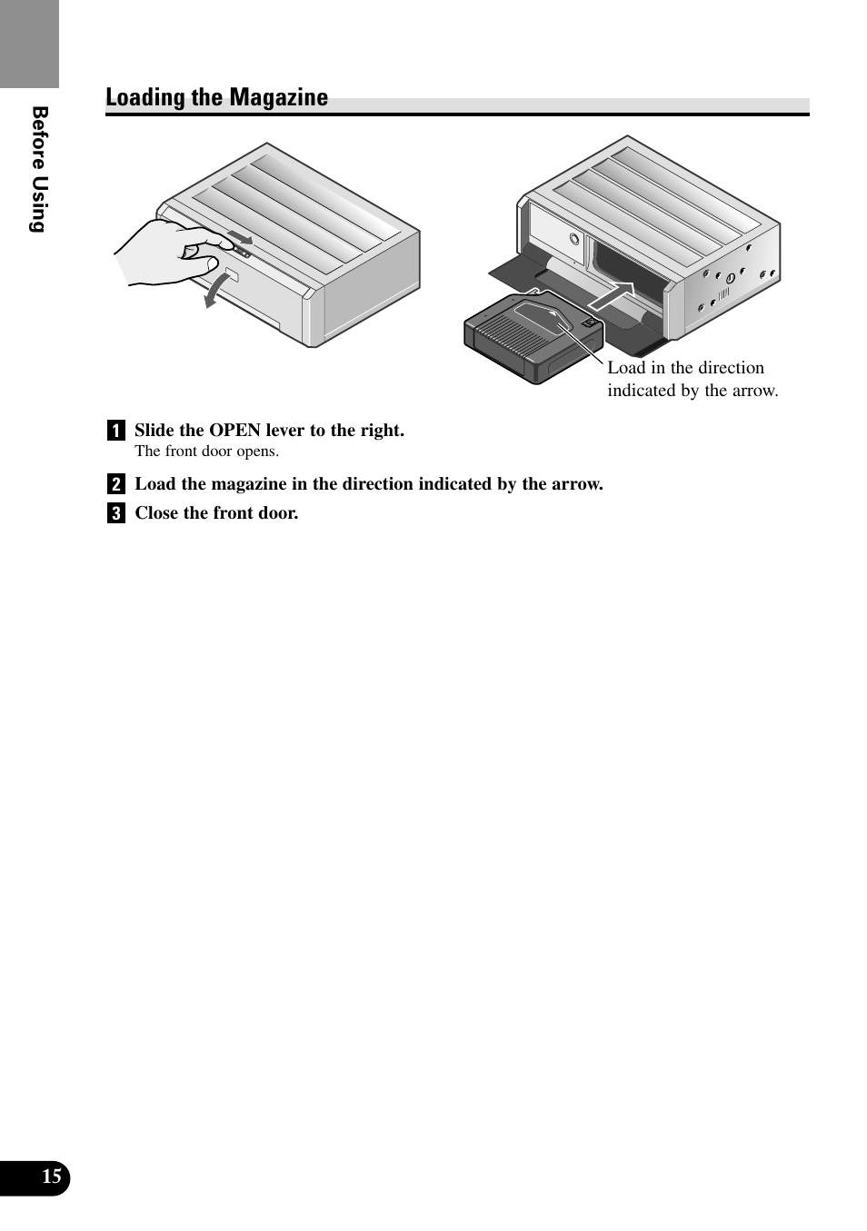 Loading the magazine | Pioneer XDV-P9II User Manual | Page 16 / 80
