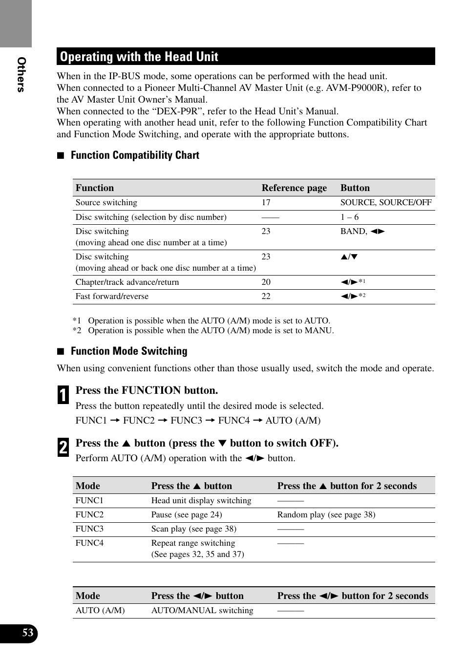 Operating with the head unit, Switching power on | Pioneer XDV-P9II User Manual | Page 54 / 80